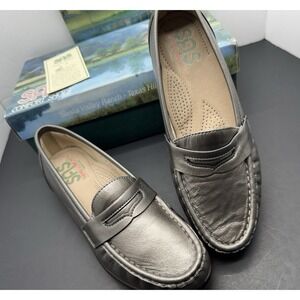 SAS Wink Pewter Tripad Comfort Slip On Loafers ~ 8 Medium Womens Shoes USA 8M